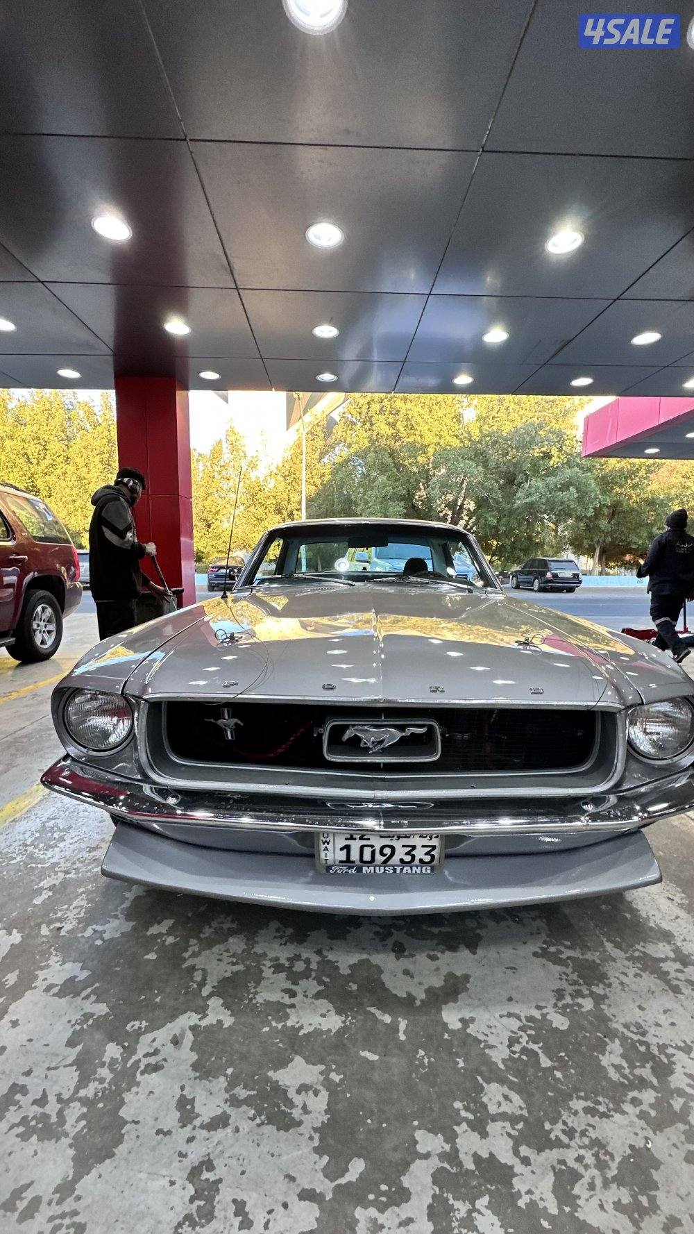 للبيع فورد موستنق موديل ١٩٦٧ قير عادي ستوك توني مبدل كل شي بالسياره3