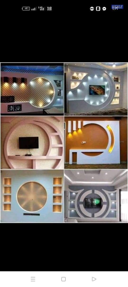 جميع أعمال الديكورات جبس برد اسمنت برد ٦٠في٦٠1