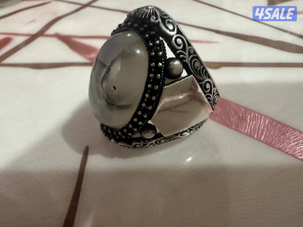 خاتم عقيق لبني اصلي2