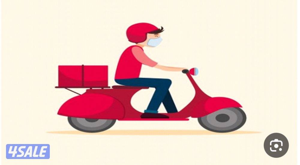 للبيع رخصة توصيل طلبات استهلاكيه ذ.م.م0