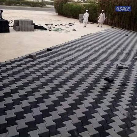 معلم بلاط متداخل وتنسيق حدائق0