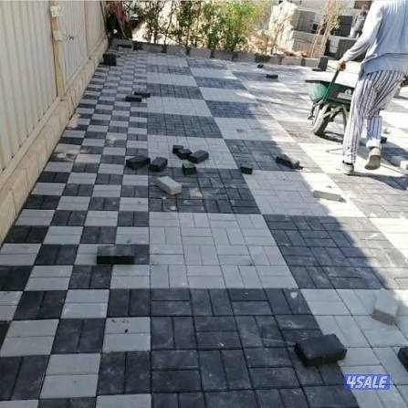 معلم بلاط متداخل وتنسيق حدائق8