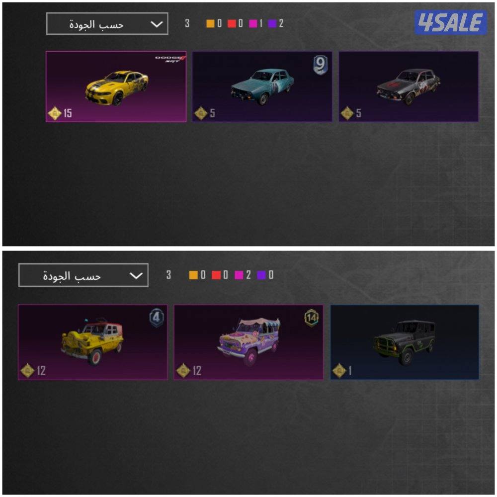 للبيع حساب ببجي عالمية 121 ميثك 33 سلاح11