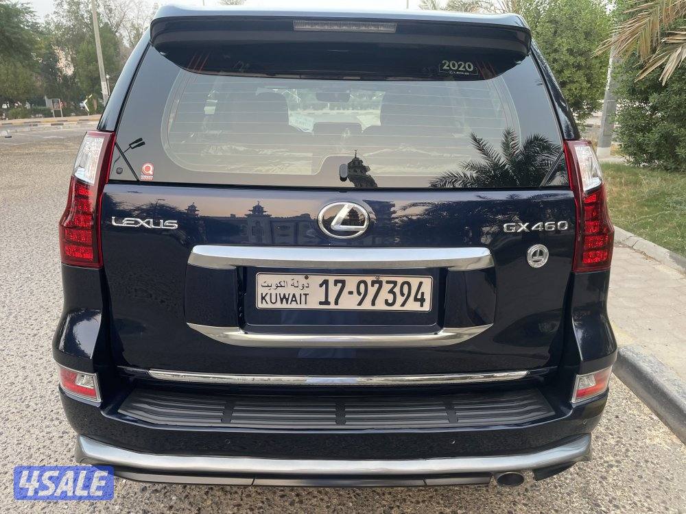 للبيع لكزس GX موديل 2020 لون مميز كحلي داخليه احمر فل ابشن اعلى درجه2