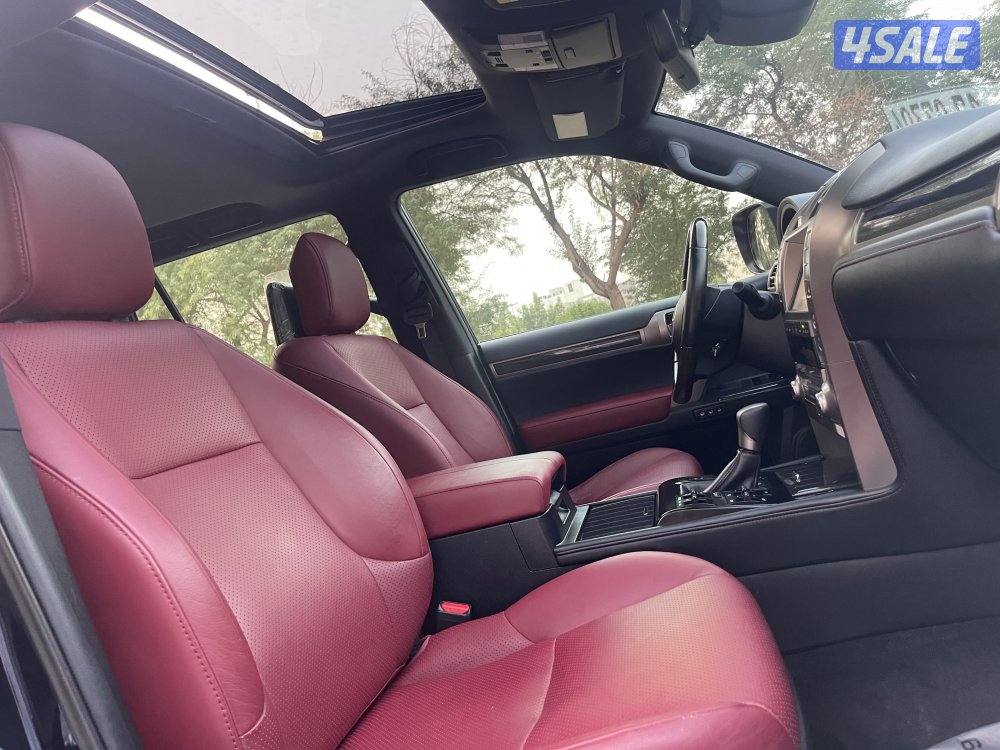 للبيع لكزس GX موديل 2020 لون مميز كحلي داخليه احمر فل ابشن اعلى درجه11