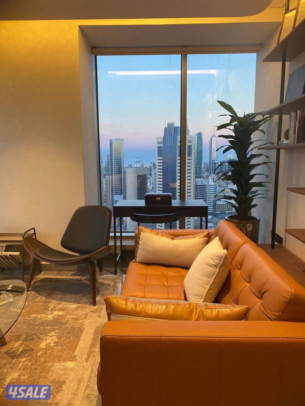 🔴 للبيع مكتب مودرن دور 32 إطلالة بحرية مجهز بالكامل 🔴1