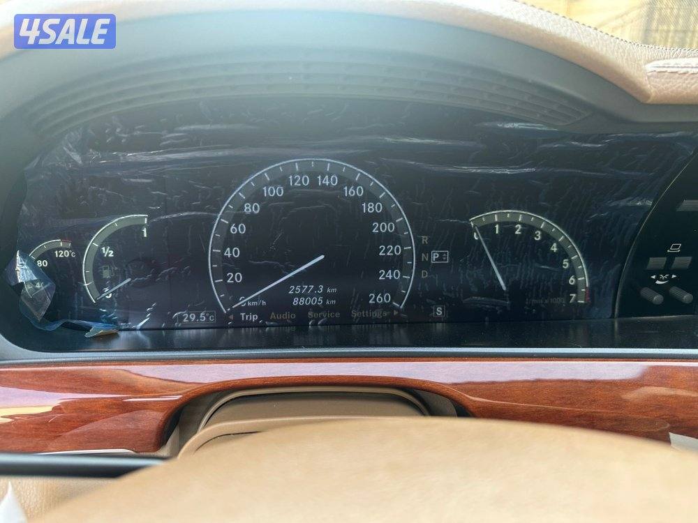 مرسيدس s350 لارج موديل ٢٠٠٨ ماشي ٨٨ الف صبغ وكالة شرط الفحص البشر1
