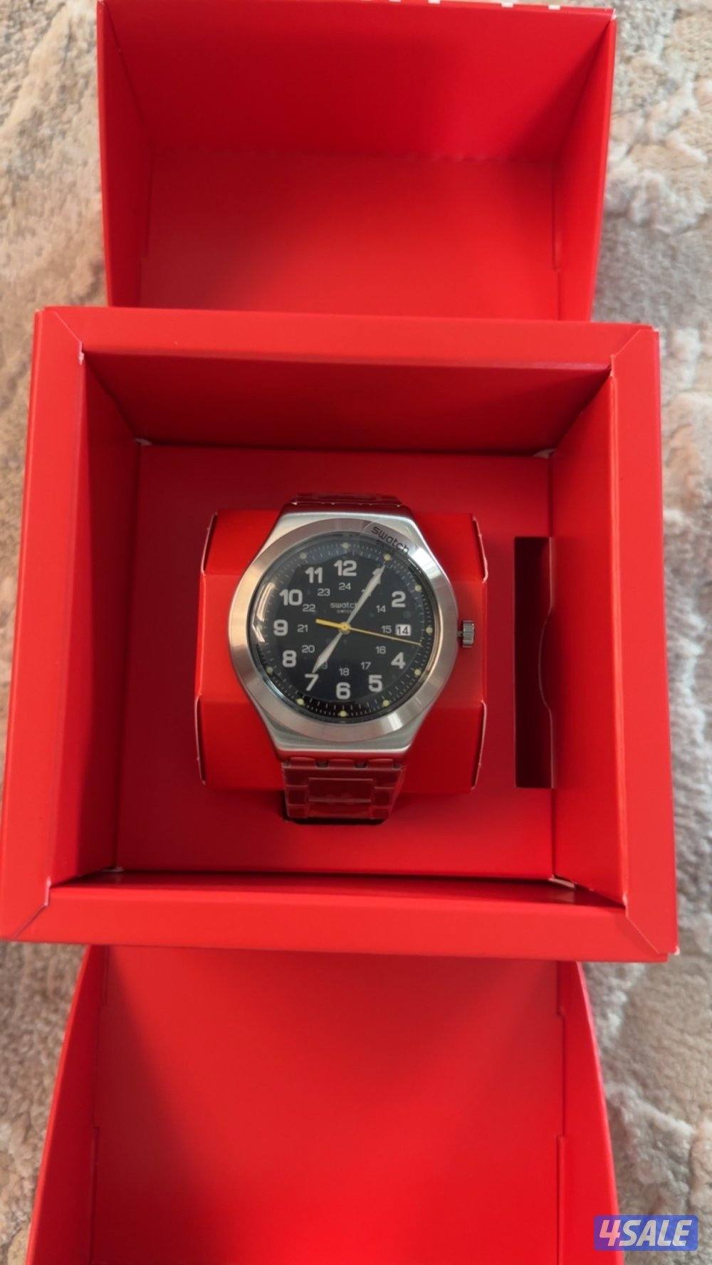 ساعة سواج اصلية جديدة لم تستخدم بالكرتون مع فاتورة الشركة2