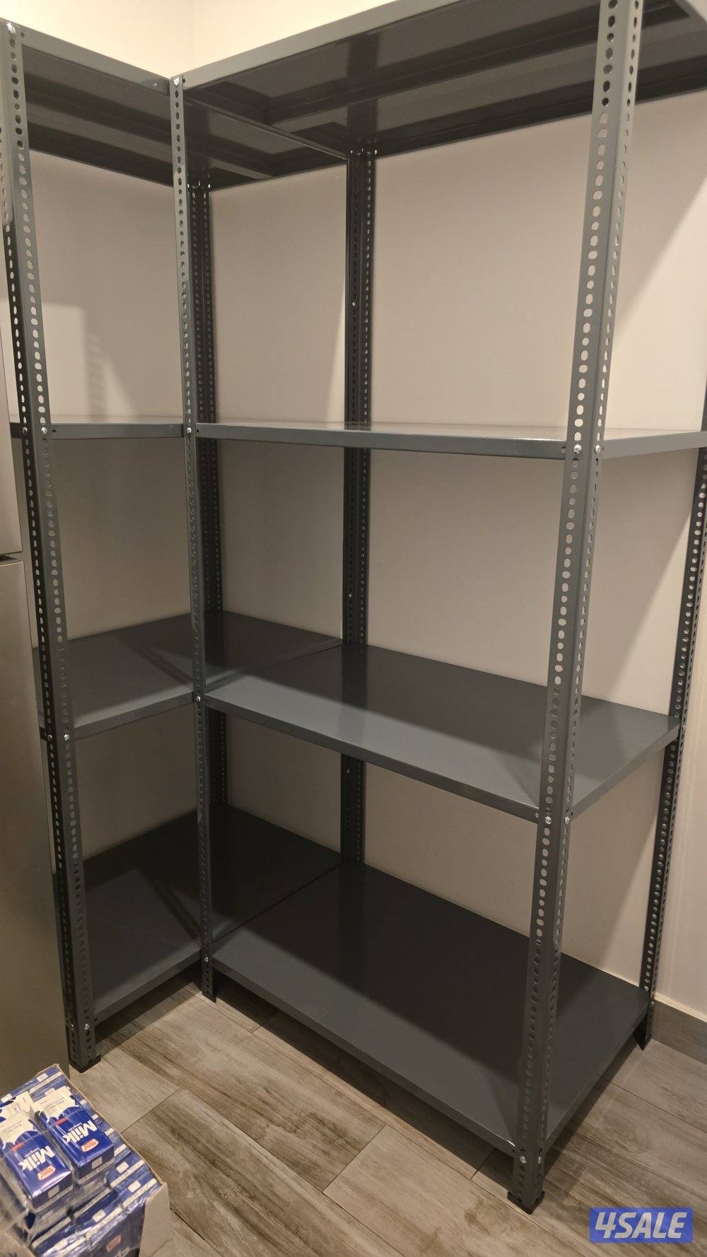 ارفف تخزين واثاث معدني رفف حسب المقاسات المطلوبه وحسب الأوان المطلوبه7