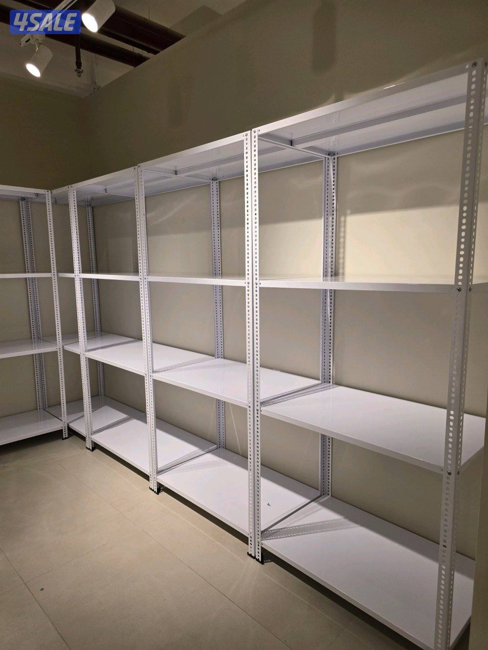 ارفف تخزين واثاث معدني رفف حسب المقاسات المطلوبه وحسب الأوان المطلوبه9