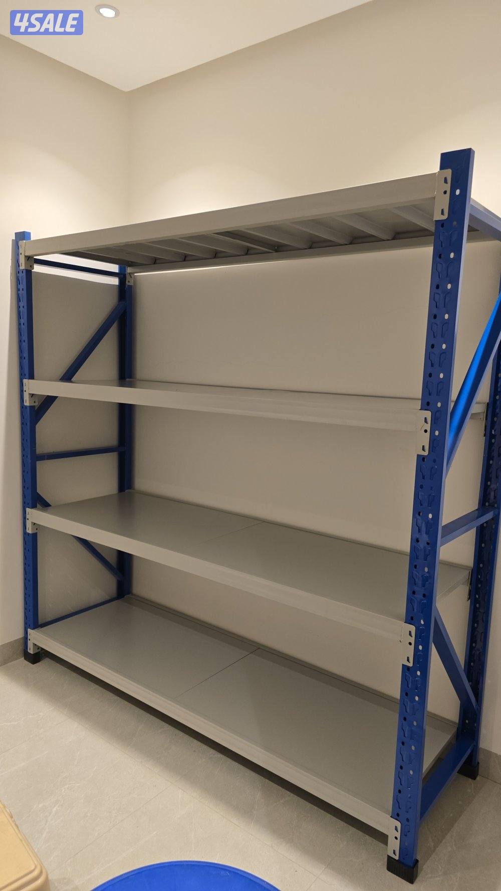 ارفف تخزين واثاث معدني رفف حسب المقاسات المطلوبه وحسب الأوان المطلوبه11