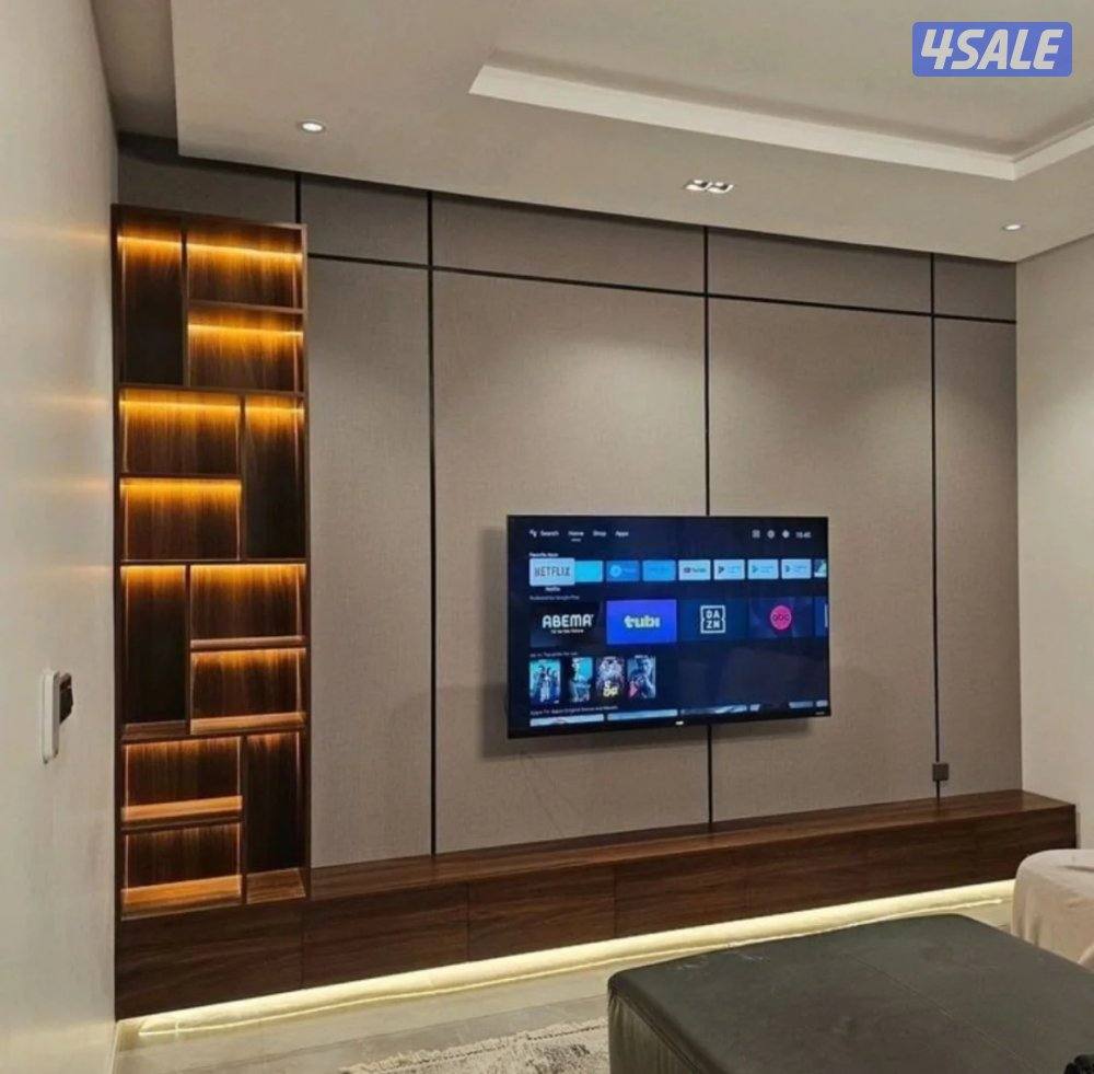 ورق جدران وجميع أنواع الديكورات والخلفيات الخشبية3