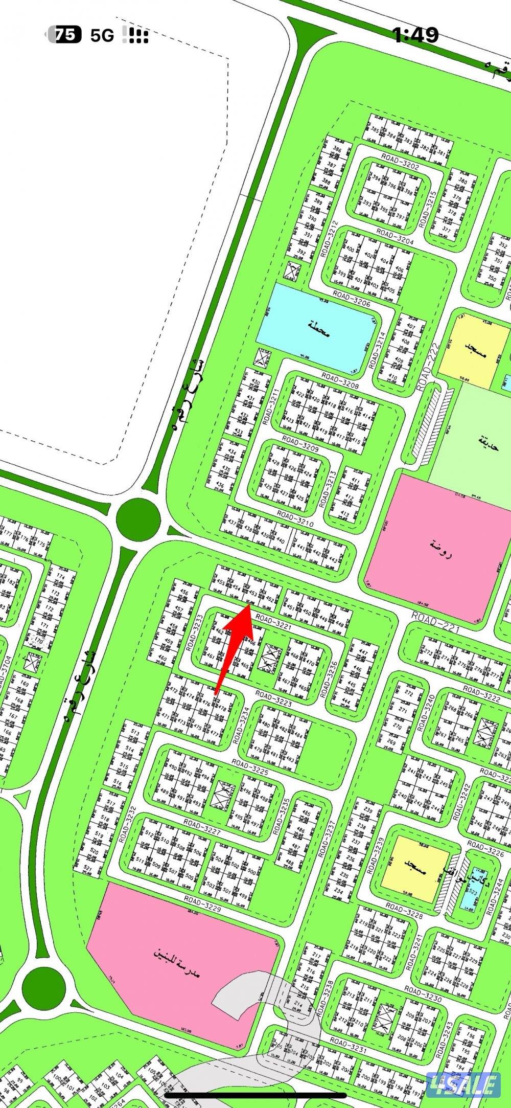 للبيع ارض بطن و ظهر في الخيران السكني0