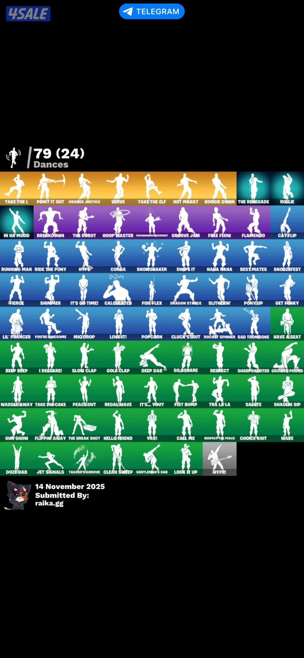 حساب فورت نايت نادر أساسي كامل معلوماته8