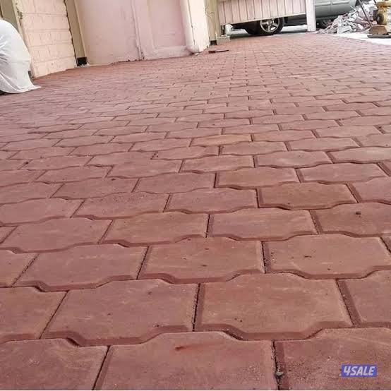 معلم بلاط متداخل وتنسيق حدائق2