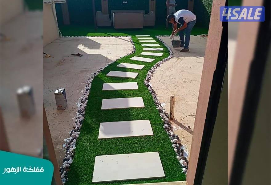 معلم بلاط متداخل وتنسيق حدائق6