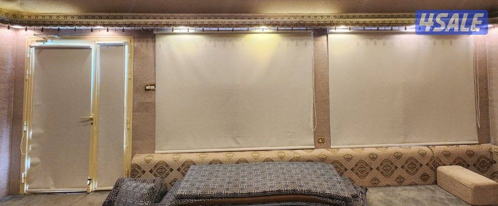 تفصال وتركيب جميع انواع الستائر ويفي لينن رول عازل للشمس8