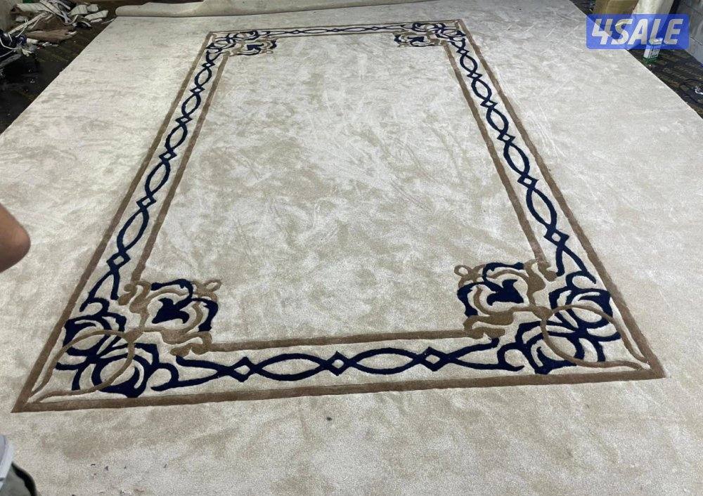 تفصال مساند ظهر ومراكي + كنب + سجاد مشجر وساده حفر يدوي3