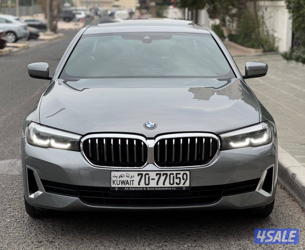 بي ام دبليو 520i لكجري لاين 2023 عداد 86 الدرجة الأولى صبغ كالة الغانم1
