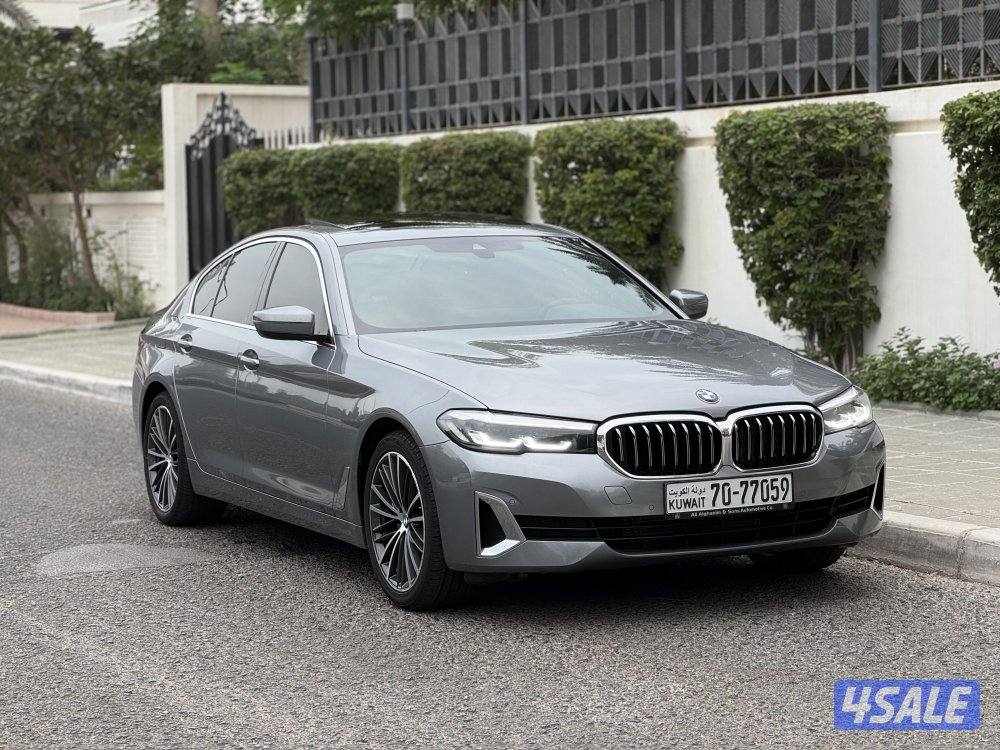 بي ام دبليو 520i لكجري لاين 2023 عداد 86 الدرجة الأولى صبغ كالة الغانم2