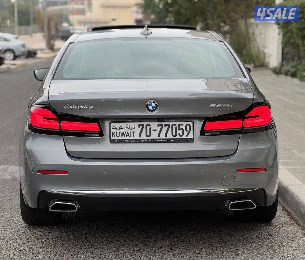 بي ام دبليو 520i لكجري لاين 2023 عداد 86 الدرجة الأولى صبغ كالة الغانم7
