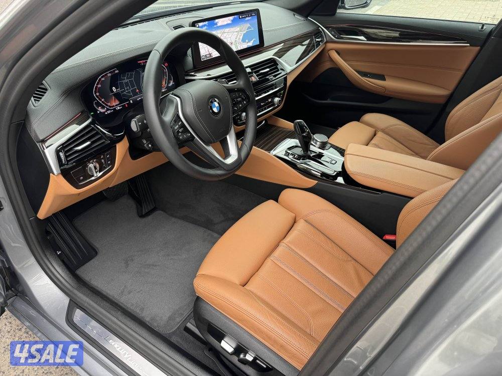 بي ام دبليو 520i لكجري لاين 2023 عداد 86 الدرجة الأولى صبغ كالة الغانم9
