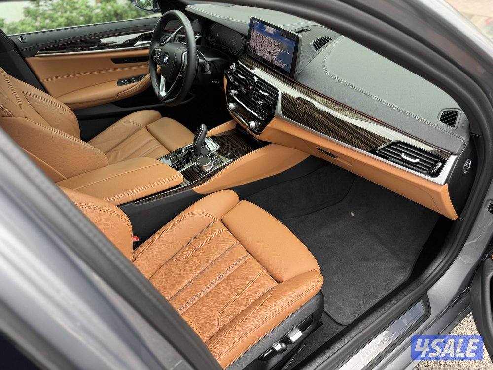 بي ام دبليو 520i لكجري لاين 2023 عداد 86 الدرجة الأولى صبغ كالة الغانم11