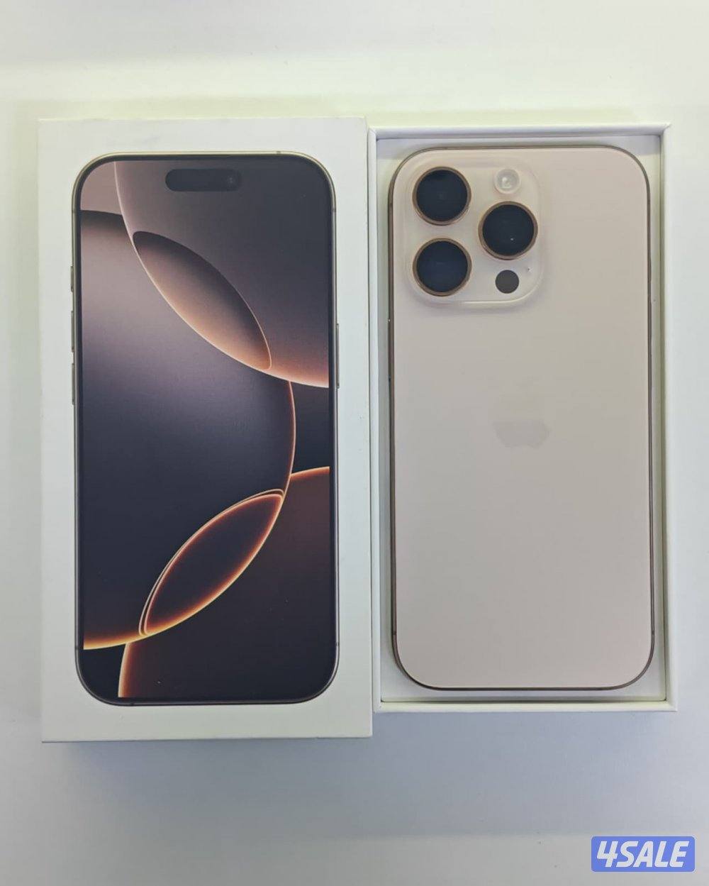 ايفون 16 برو – 256 جيجابايت – صحراوي iPhone 16 Pro – 256GB – Desert0