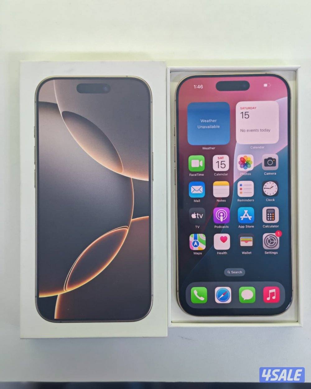 ايفون 16 برو – 256 جيجابايت – صحراوي iPhone 16 Pro – 256GB – Desert8