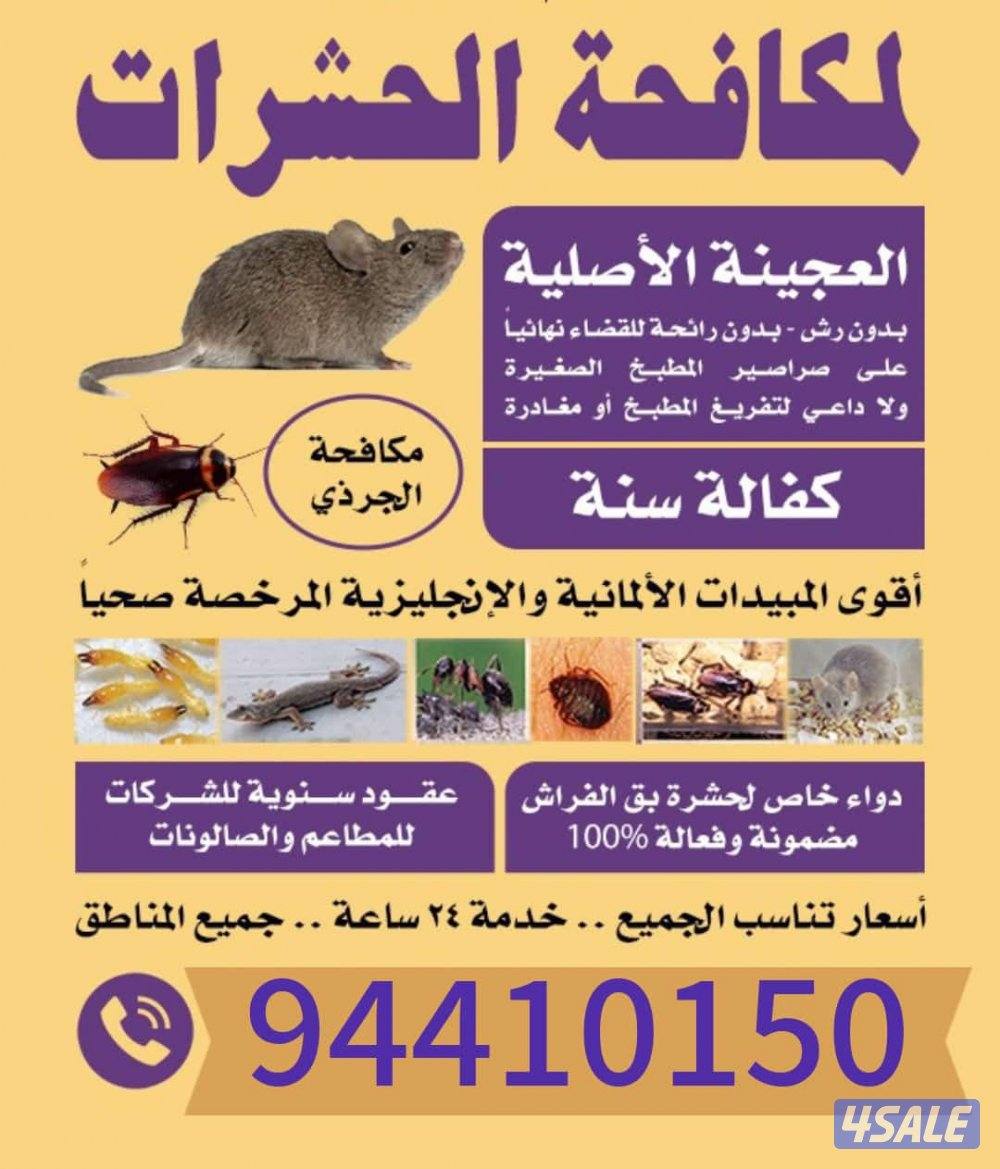رش مبيدات  ومكافحة حشرات كفالة سنة جميع مناطق الكويت14
