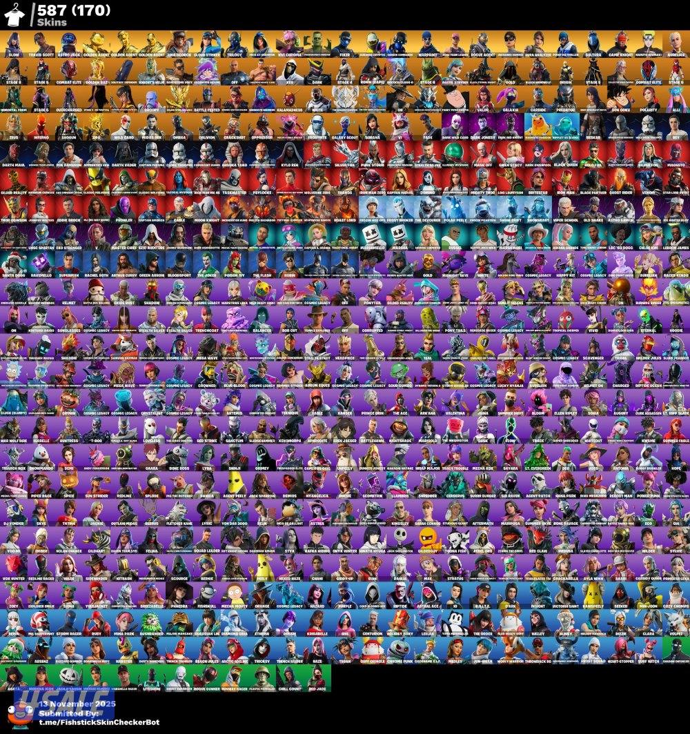 حساب فورتنايت نادر3