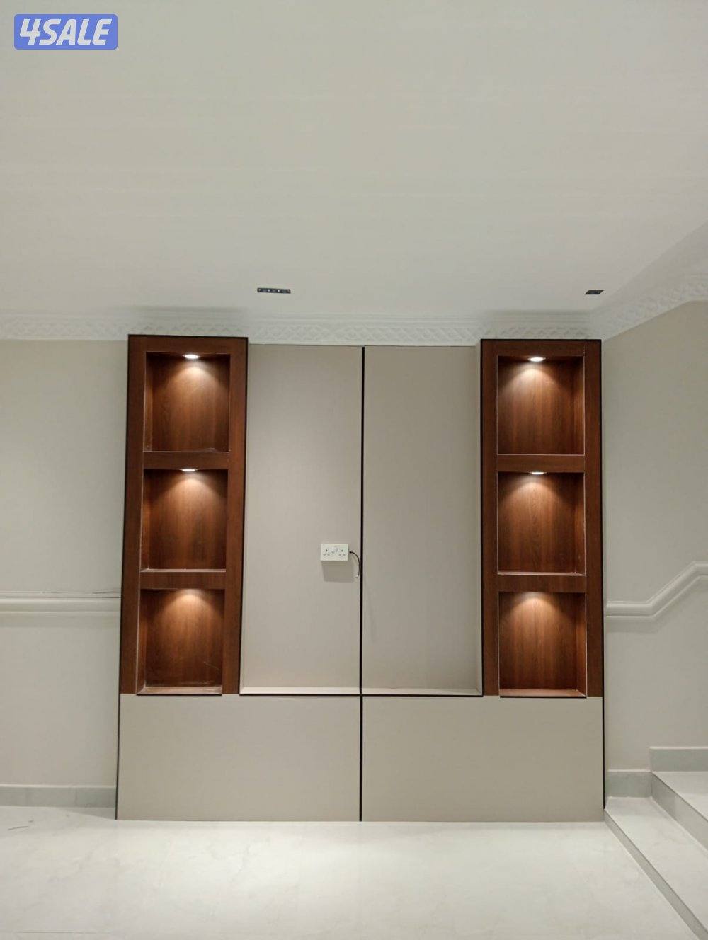 جبس بورر بارتيشن ديكور جبس باب خشب...8