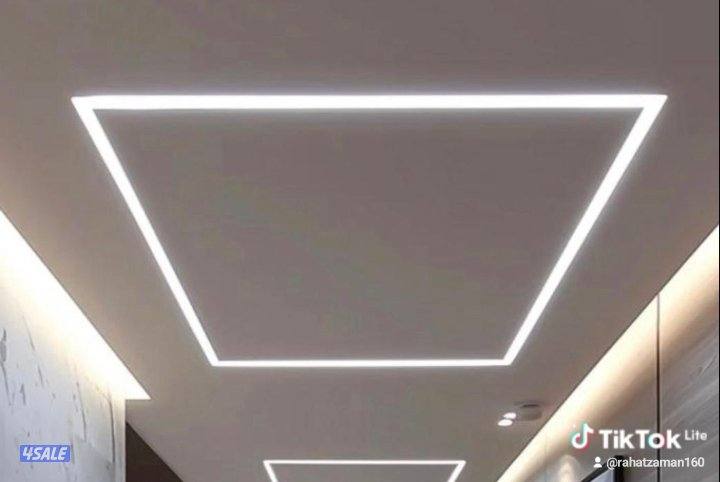 جبس بورر بارتيشن ديكور جبس باب خشب...11