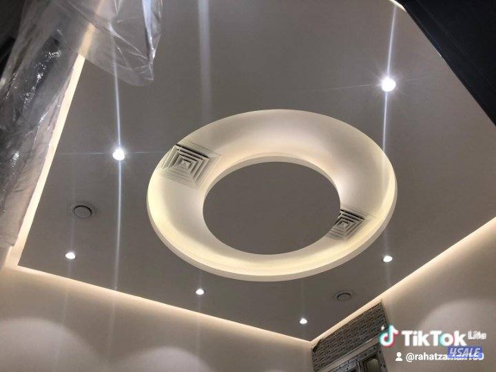 جبس بورر بارتيشن ديكور جبس باب خشب...13