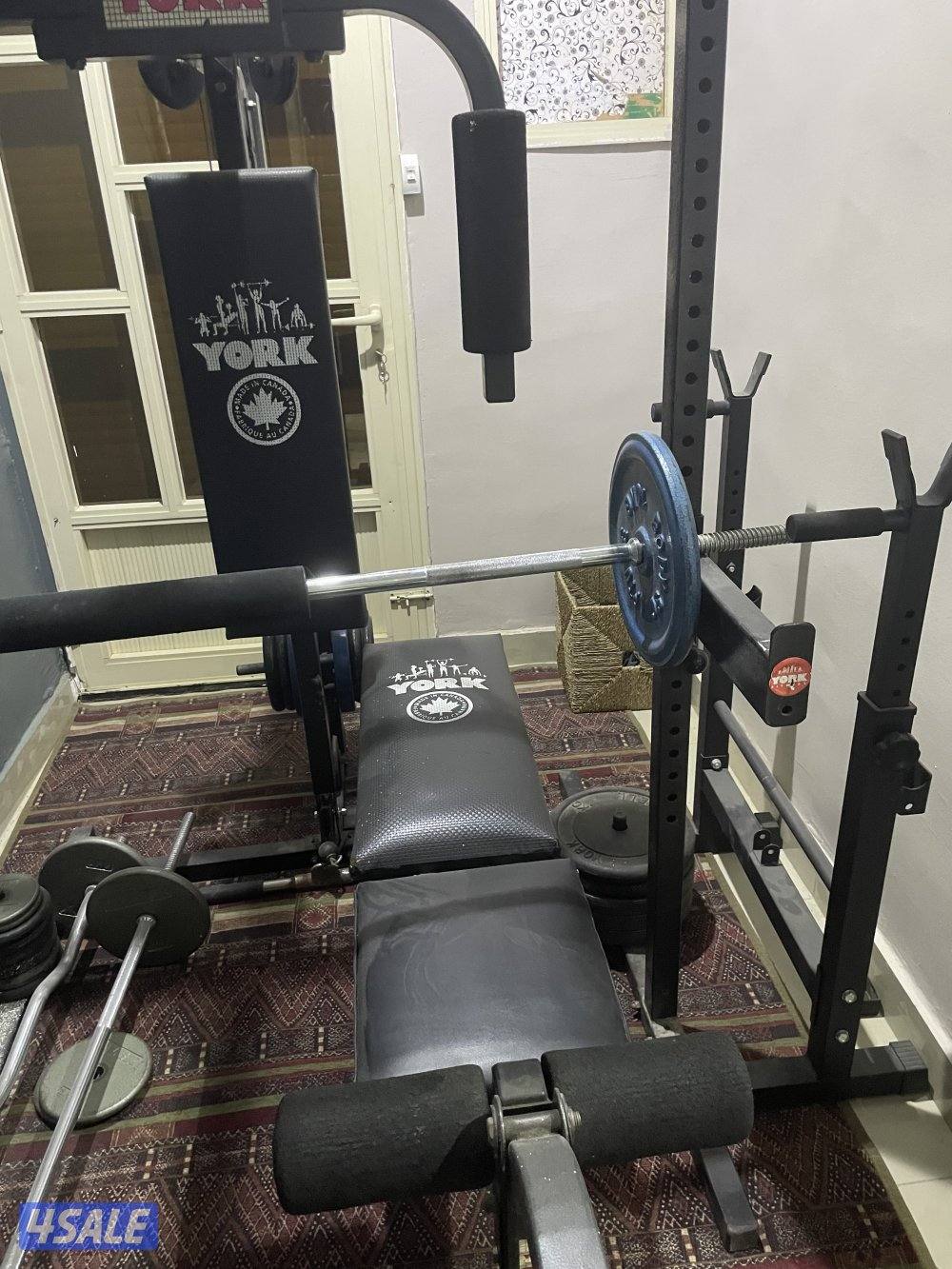 نادي حديد ماركة YORK مع الأوزان2