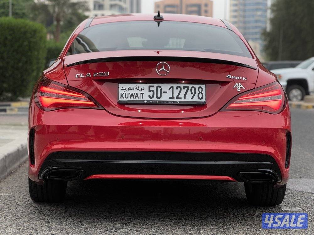 مرسيدس CLA250 Kit AMG موديل 2018 عداد 121 الدرجة الأولى صبغ وكالة7