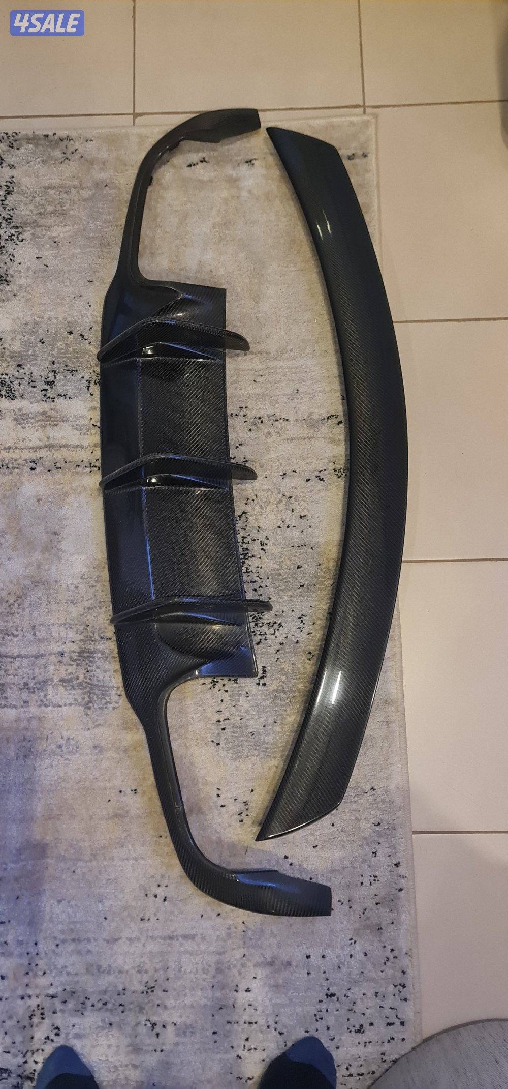 2012 C63 AMG Diffuser and Spoiler1