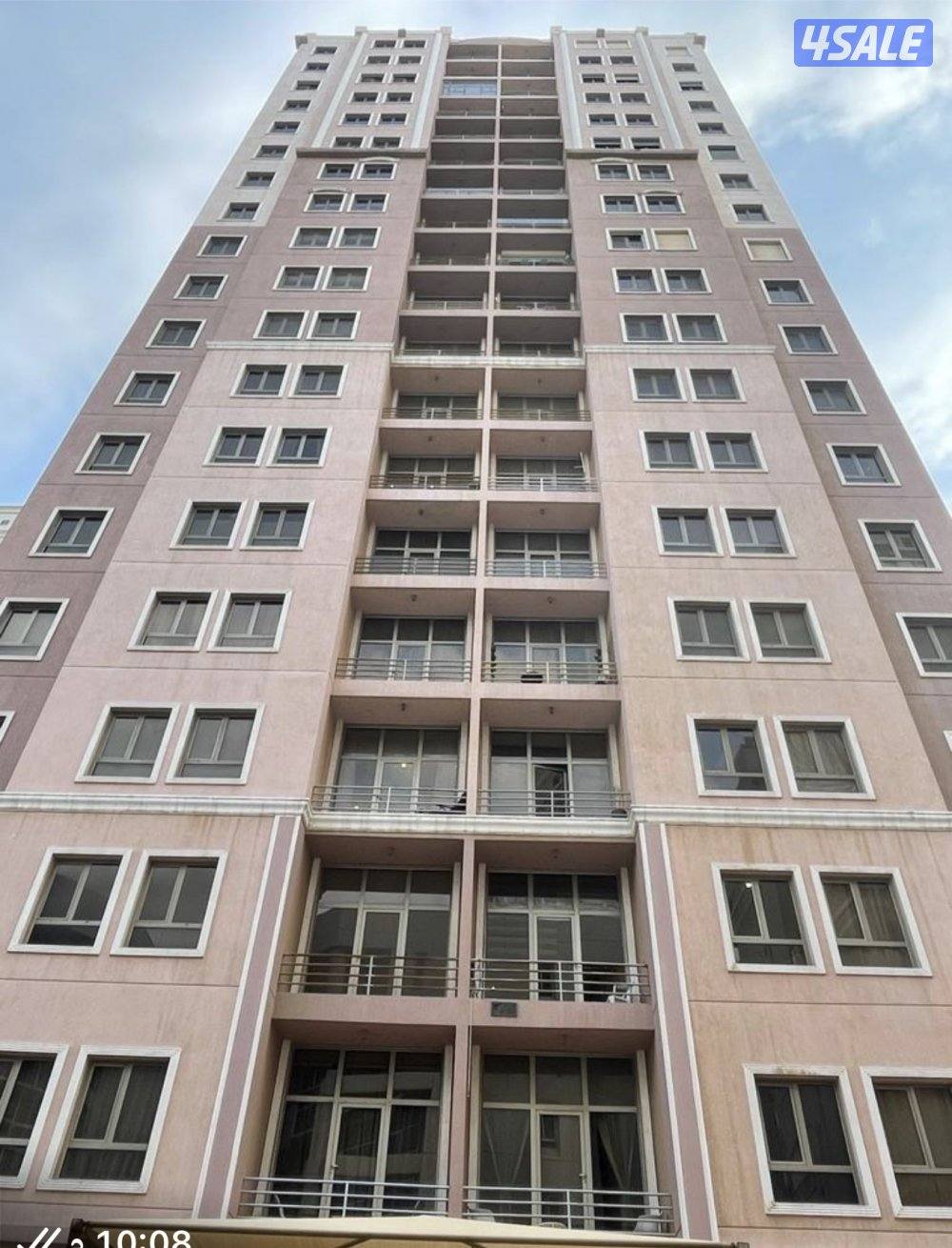 للبيع شقة بالسالمية الدور 10 المساحة 81 متر السعر 107 الف0