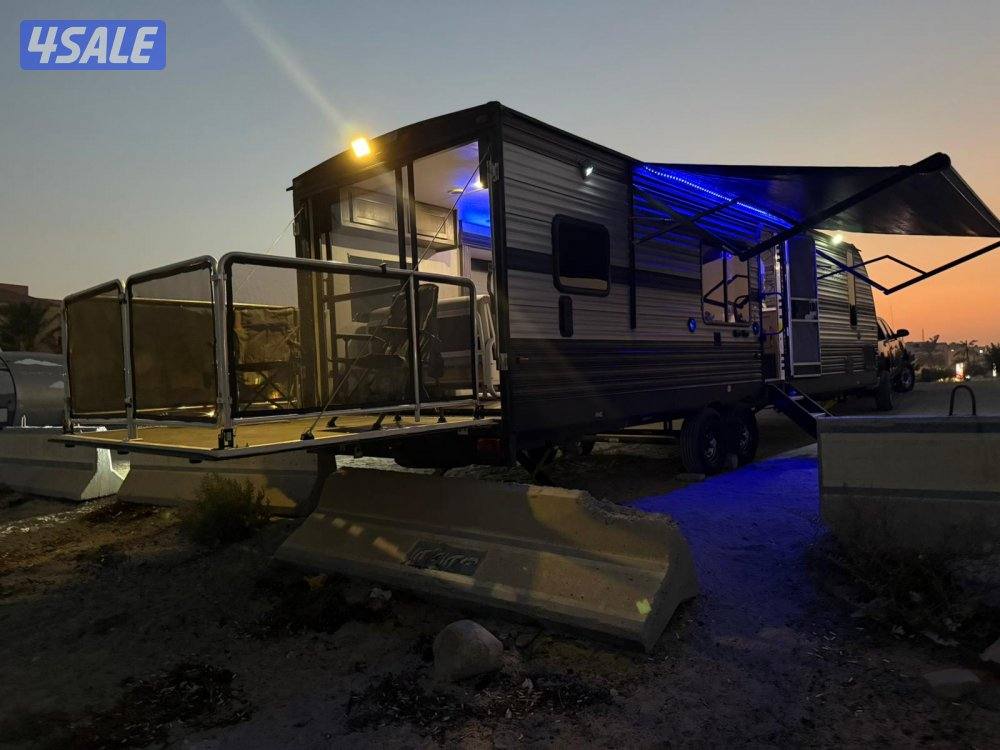 بيع او بدل كرفان ٣٦ قدم بلكونه مع وانيت HD11