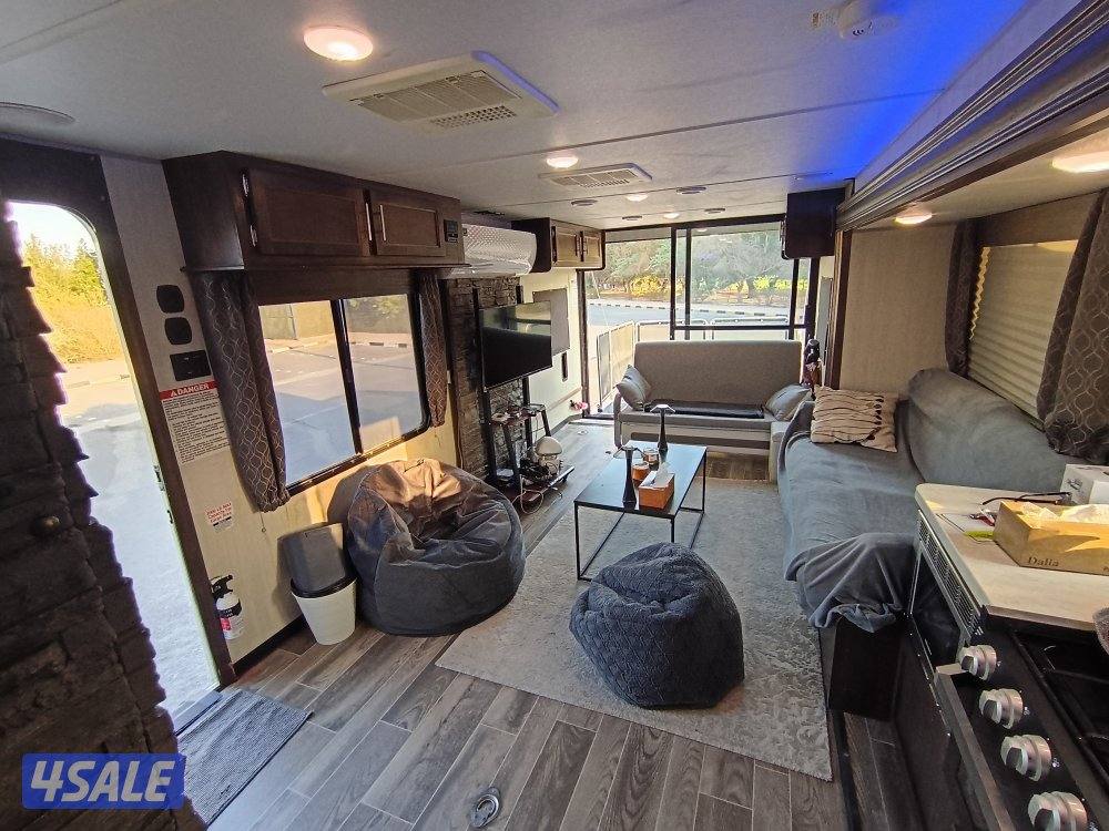 بيع او بدل كرفان ٣٦ قدم بلكونه مع وانيت HD14