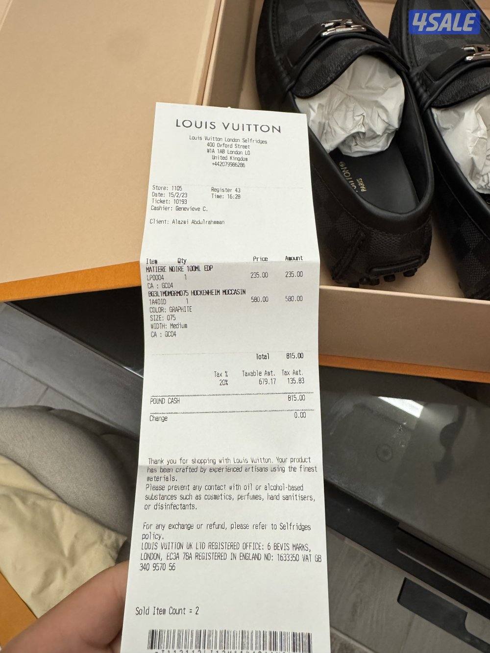 (((للبيع LV لم يستخدم جديد ))اصلي معى مرفقاته كامله2