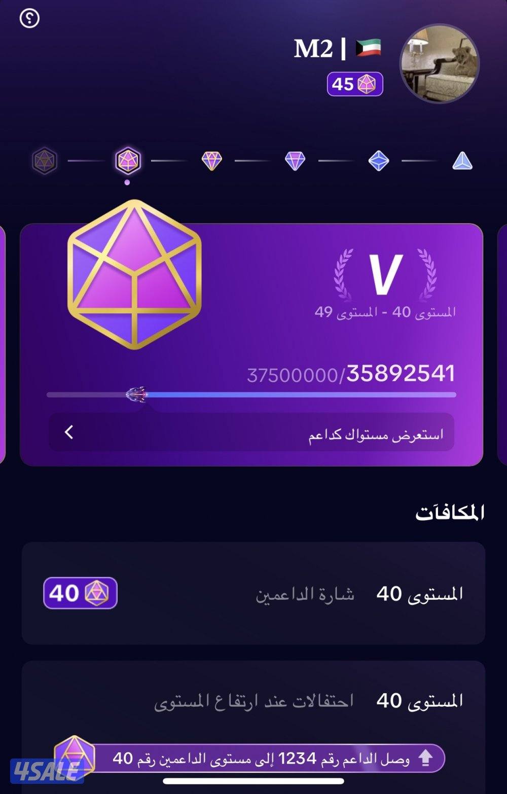 تيك لفل ٤٥ بيعه سريعه0