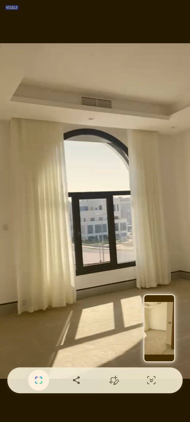 للايجار شقه غرب عبدالله مبارك ق٧0