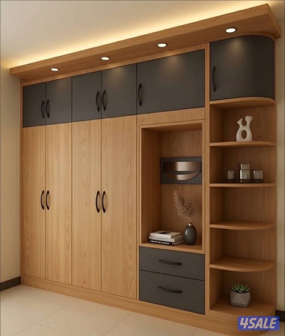 نجارواصباغ خشب پاکستانی ترکیب ابواب کبتات غرف نوم صبغ لیکر و ناری معلم4