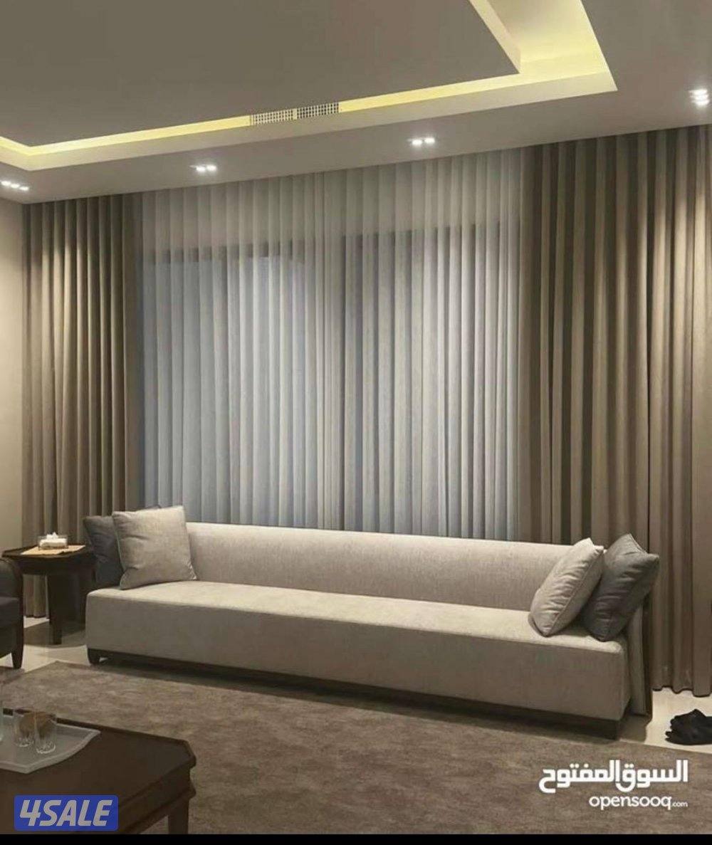 تفصال وتركيب جميع انواع الستائر ويفي لينن رول عازل للشمس2