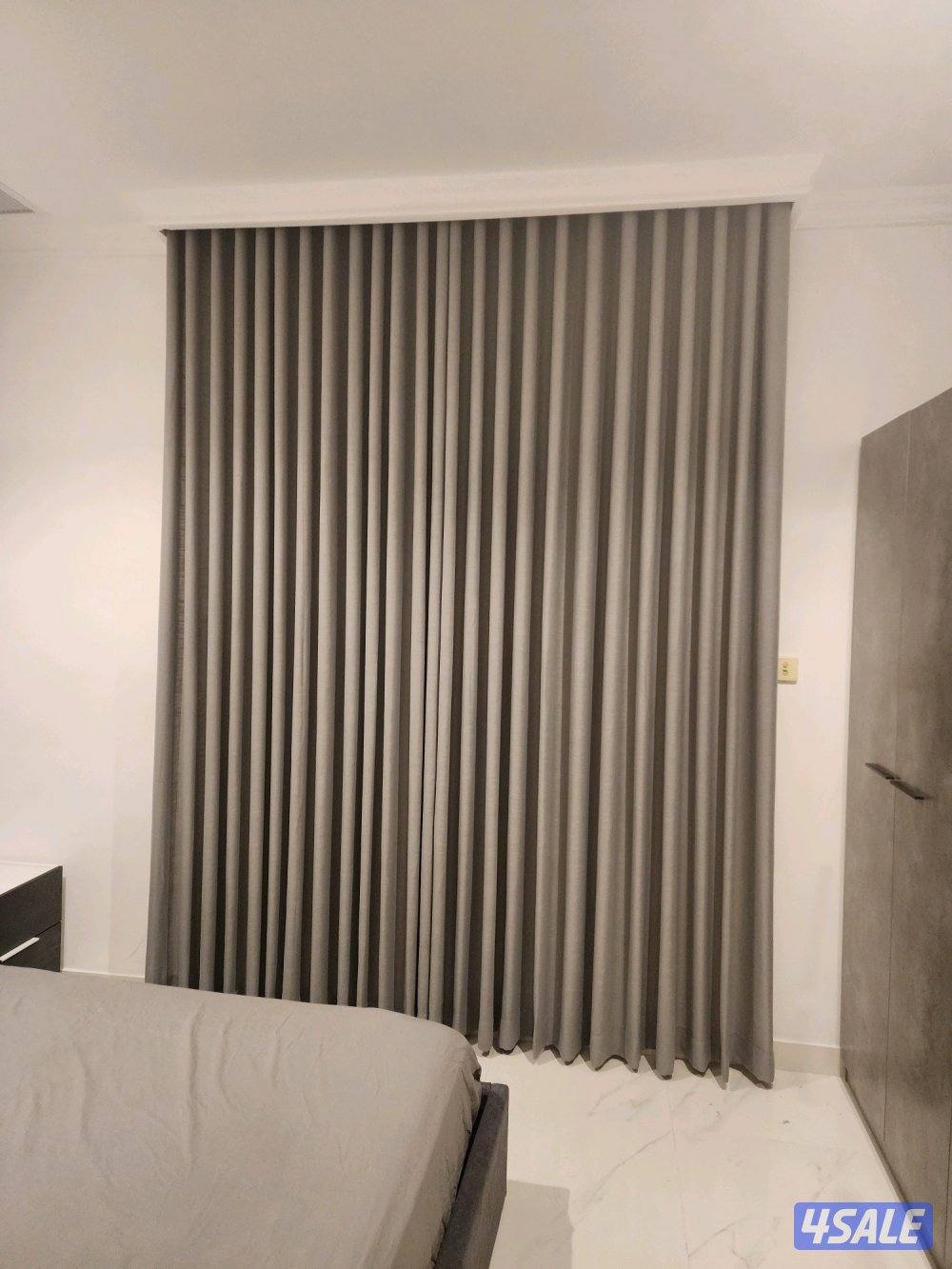 تفصال وتركيب جميع انواع الستائر ويفي لينن رول عازل للشمس7