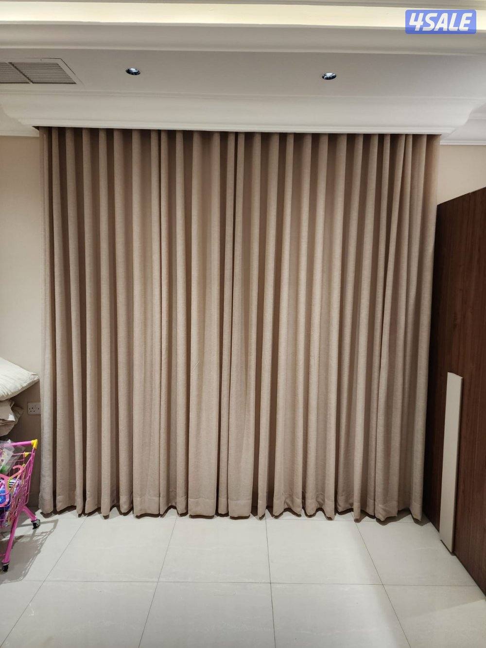 تفصال وتركيب جميع انواع الستائر ويفي لينن رول عازل للشمس9