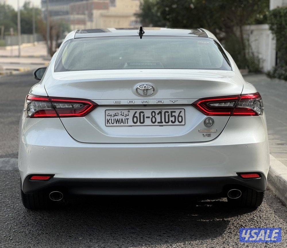 تويوتا كامري V6 ليمتد  2022 عداد 11 الدرجة الأولى الساير صبغ وكالة7