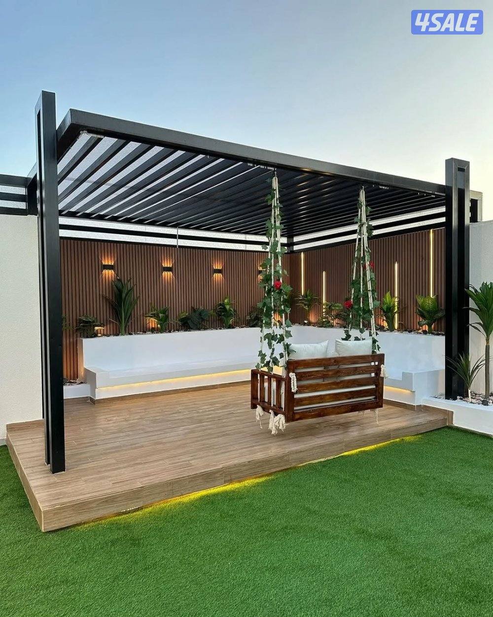 سياج بديل خشب3Dثيل صناعى وطبيعى بلاط ورصيف رخام ونوافير6