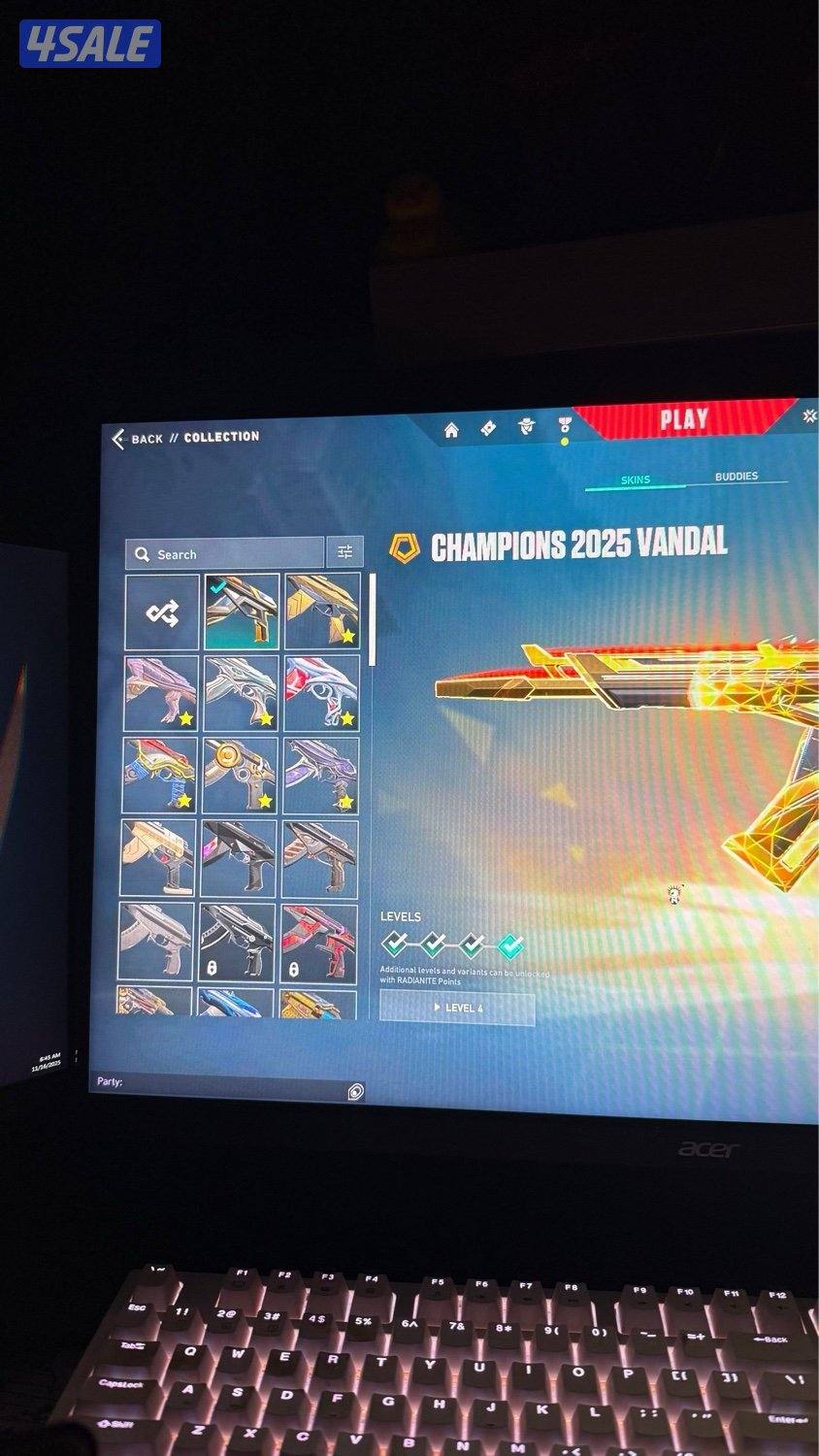 للبيع حساب فالورانت فيه 109 سكن كل الشخصيات مبطله اغلب الحساب نوادر1